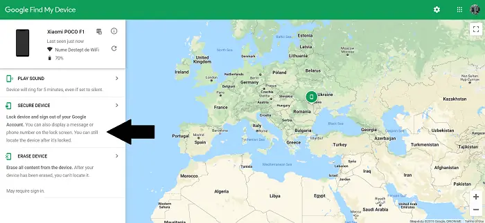 find my device